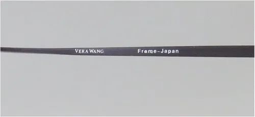 Vista 7 de Vera Wang V26 WomensLadies Designer Half-rim Titanium Allergy Free Upscale EyeglassesSpectacles