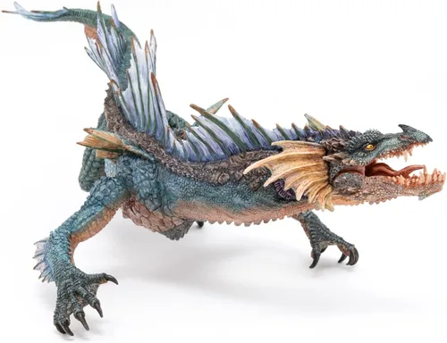 Vista 6 de Papo - Figura realista de dragón marino para niños - A partir de 3 años - Colección de fantasía y medieval - Mundo creativo de fantasía - Juguete