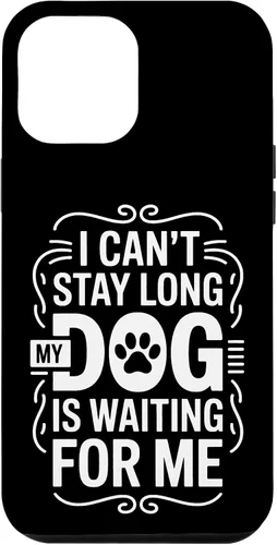 Vista 26 de I Cant Stay Long My Dog is Waiting for Me Pet Parent Case for iPhone 16