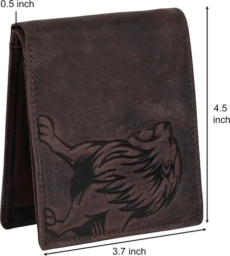 Vista 6 de Urban Forest Luke - Conjunto de regalo combinado de cartera de cuero y cinturón casual para hombre