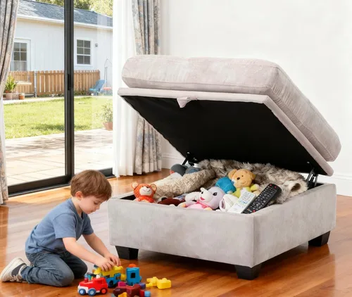 Vista 33 de Sofá de dos plazas con asientos de almacenamiento, seccional modular pequeño para espacios pequeños con brazos y respaldos reclinables, sofá de 2