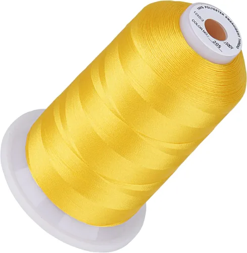 Vista 116 de Simthread 5500 yardas de hilo de bordar, 5000M de alto rendimiento 40WT 100% hilo de poliéster – 170+ colores vívidos, clasificado de alta velocidad