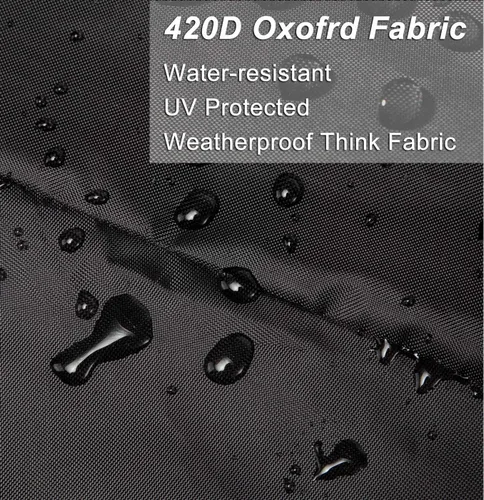 Vista 5 de J&C Funda de mesa de futbolín para exteriores, impermeable, 420D, con hebilla ajustable, para patio, fiesta, mesa de juego, para mesa de futbolín
