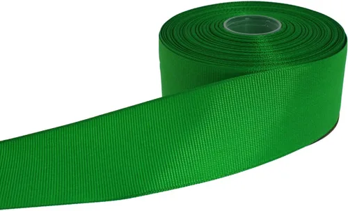 Vista 46 de Cinta de grogrén sólido de 25 yardas cada rollo, borde tejido 100% poliéster (1 pulgada, beige)