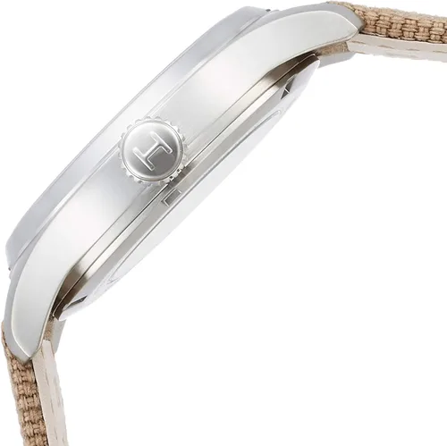 Vista 3 de Hamilton Reloj de hombre con esfera marrón automática de campo caqui H70305993, Marrón, Moderno