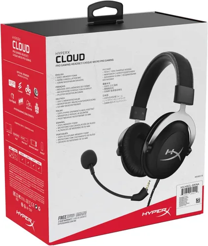 Vista 8 de Auriculares gaming, de HyperX, Cloud, para PC, Xbox One, PS4, PS4Pro, Xbox One S