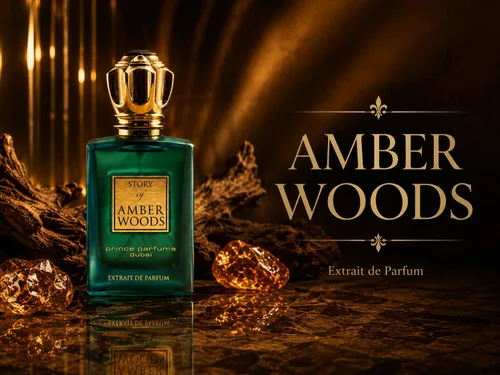 Vista 8 de Prince Parfums Dubai - The Story of Amber Woods - 3.4 onzas - Exquisito Extrait de Parfum para hombre - Aroma rico y lujoso de ámbar, cedro, vetiver
