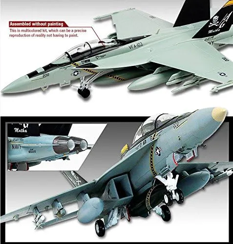 Vista 3 de 1/72 USN F/A-18F"VFA-103 Jolly Rogers" / Kit de modelo de la Academia / #12535