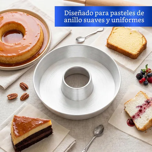 Vista 4 de Molde de aluminio para tartas (11.2 pulgadas) – Molde para Chocoflan y Pasteles