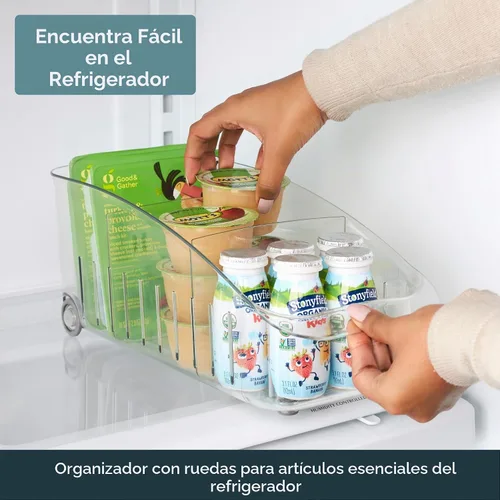Vista 2 de YouCopia Cajón para refrigerador desplazable, 6.0 pulgadas, transparente