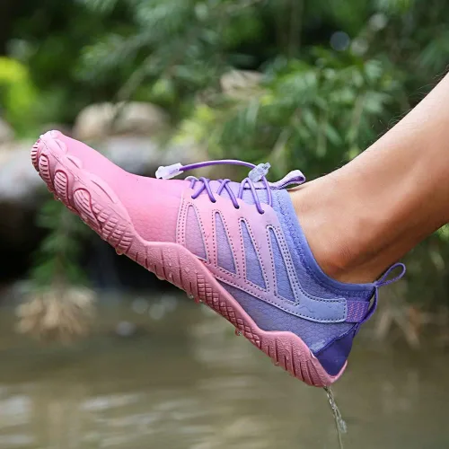 Vista 5 de YING LAN Zapatos de agua para hombres y mujeres, de secado rápido, antideslizantes, para la playa, natación, deportes acuáticos, buceo, vela, kayak