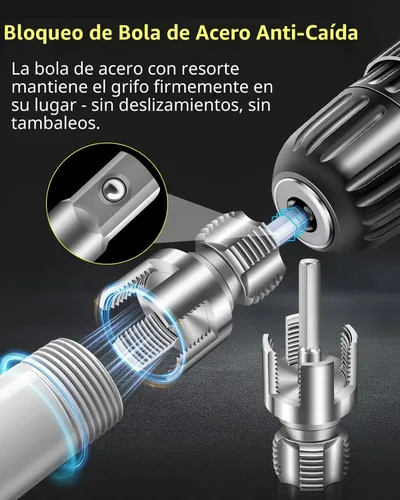 Vista 6 de Herramienta de roscado de tubería interna y externa, roscador de tubería de PVC, herramienta de roscado de tubería, matrices de 1/2'' y 3/4