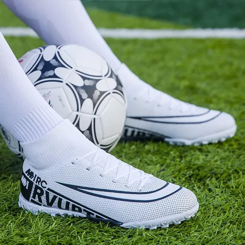 Vista 7 de Zquaus Tacos de fútbol para hombre zapatos de fútbol atléticos para caminar tacos Ag para entrenamiento al aire libre