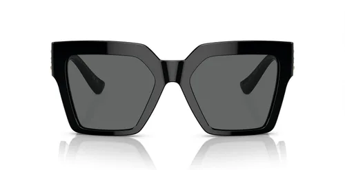 Vista 3 de Versace Gafas de sol para mujer, montura burdeos, lentes marrón oscuro, 2.126 in