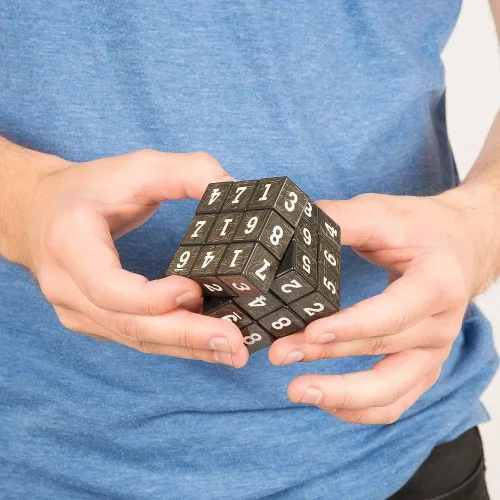 Vista 4 de Loftus Sudoku Puzzle Cube - Una divertida versión portátil del clásico juego de Sudoku, puedes resolver los 6 lados, multicolor