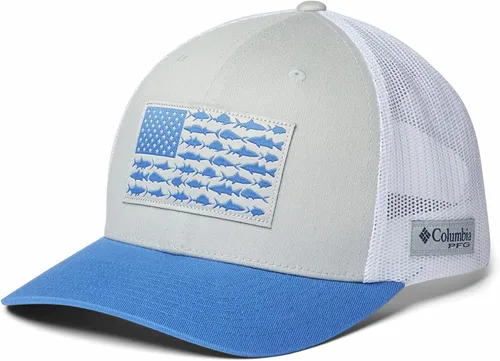 Vista 3 de Columbia Gorra PFG con diseño de bandera de pez