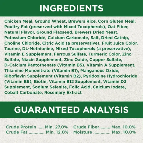 Vista 6 de Greenies Golosinas dentales naturales para gatos adultos recomendadas por veterinarios felinos, sabor hierba gatera, bolsa de 2.1 onzas