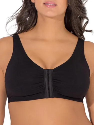 Vista 25 de Fruit of the Loom Sujetador de algodón con cierre frontal múltiple para mujer