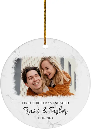 Vista 13 de FLOCHIL Adorno personalizado para la primera Navidad del bebé con nombre de foto, adorno personalizado para la primera Navidad, regalos para bebés