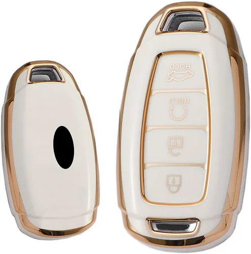 Vista 11 de ontto Funda protectora inteligente para llave de coche de 4 botones para Hyundai