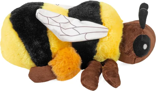 Vista 5 de Wild Republic Ecokins, Abeja, animal de peluche, 12 pulgadas, regalo para niños, juguete de peluche, hecho de botellas de agua recicladas hiladas