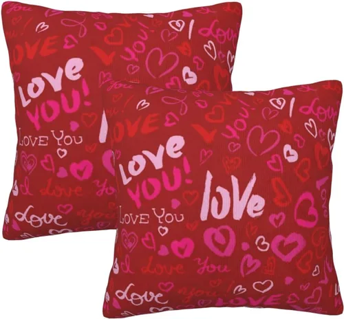 Vista 10 de Juego de 2 fundas de almohada decorativas con diseño de campanas de árbol de Navidad de 16 x 16 pulgadas, fundas de almohada decorativas