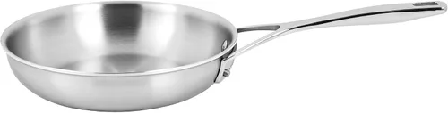 Vista 10 de Demeyere Essential de 5 capas, acero inoxidable 18/10, mango Stay Cool, para todas las cocinas, borde de vertido, cacerola de 1.5 cuartos de galón