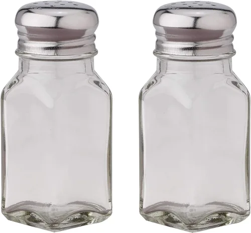 Vista 5 de Handy Housewares Coctelera clásica de cristal cuadrado estilo Diner de 2.5 onzas (1)