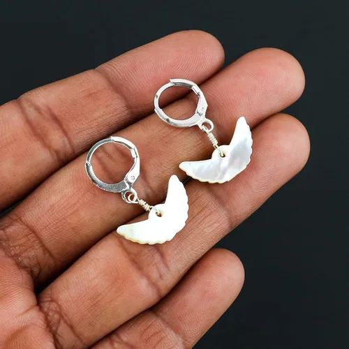 Vista 68 de Aretes de aro de cristal afganita natural Piedras afganas de alto grado Aretes chapados en plata Gota lisa Joyas de piedras preciosas hechas