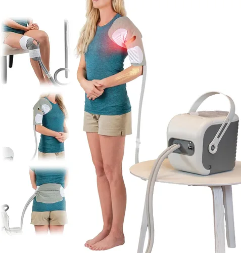 Vista 9 de Máquina de hielo para terapia de fiebre fría, sistema de crioterapia para aliviar el dolor y compresión fría, poscirugía y recuperación de lesiones