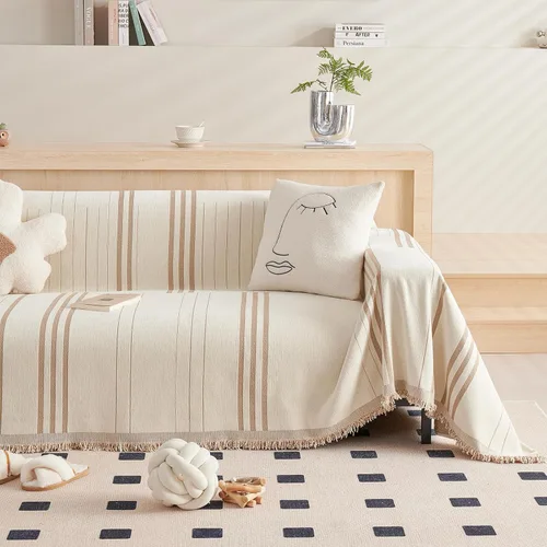 Vista 7 de DREAMINGO Funda de Sillón de Chenilla Fundas de Sofá Jacquard Lavables Protector de Muebles Funda de Sofá Reclinable 1 Cojín Funda de Silla