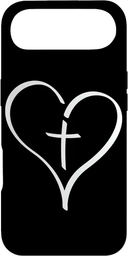 Vista 27 de Blessed Christian Heart Jesus Cross Christian Catholics Cute Case for iPhone 16