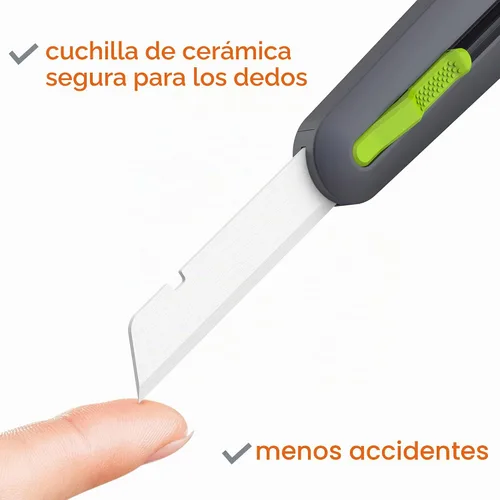 Vista 2 de Slice 10560 Herramienta de espuma aislante extra larga de 3 pulgadas, diseñada para corte de espuma, amigable con los dedos, hoja de cerámica, se