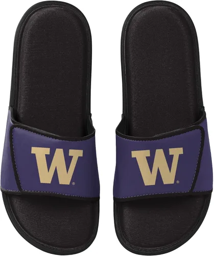 Vista 173 de FOCO Sandalias deportivas de espuma para ducha con logotipo de equipo universitario de la NCAA para hombre