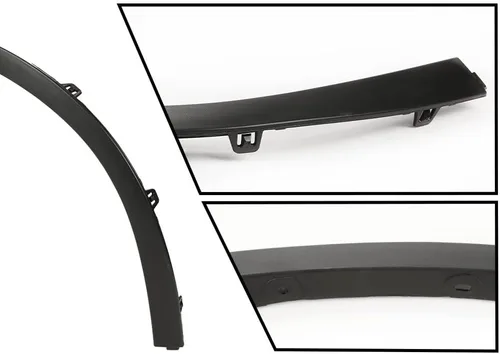 Vista 5 de G-PLUS Molduras de arco de rueda delantera izquierda compatibles con BMW X1 2012 2013 2014 2015, protector de cubierta de rueda delantera