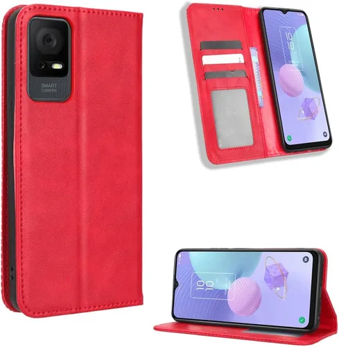 Vista 55 de Funda para BLU Bold N2, funda de piel sintética para BLU Bold N2, funda para BLU Bold N2 5G N0050UU Funda de piel sintética negra Negro