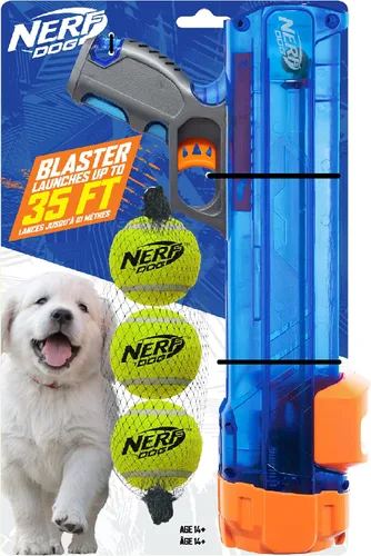 Vista 10 de Nerf Dog Lanzador de pelotas de tenis para perros, juguete para perros