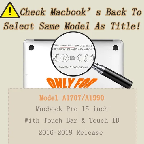 Vista 25 de Funda compatible con MacBook Air de 11 pulgadas 2015-2010 A1465 A1370, diseño impreso de plástico para laptop, carcasa protectora Air de 11.6