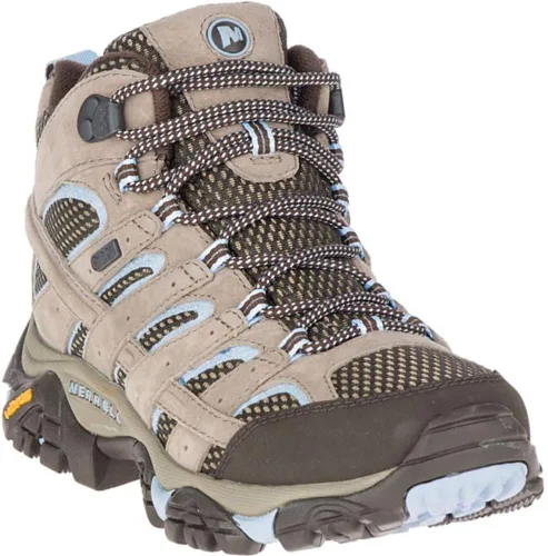Vista 37 de Merrell - Botas de senderismo impermeables Moab 2 Mid para mujer