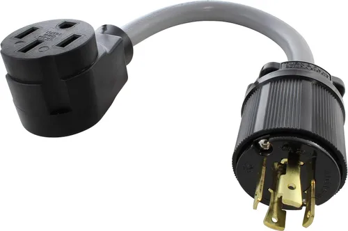 Vista 6 de AC WORKS Adaptador de carga de vehículos eléctricos para uso Tesla (L5-30 30A 1250V bloqueo a Tesla)