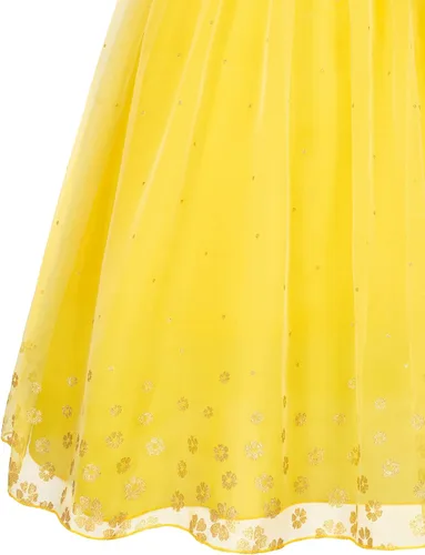Vista 9 de Princess Dress Costume for Toddler Girls Girls Birthday Halloween Cosplay Party with Accessories 2-11 Years