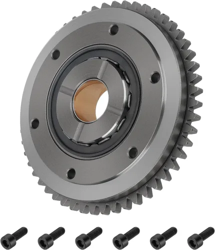 Vista 6 de Kit de juntas de rodamiento de engranaje unidireccional de embrague de arranque compatible con Yamaha Raptor 660 YFM660R 2004-2005