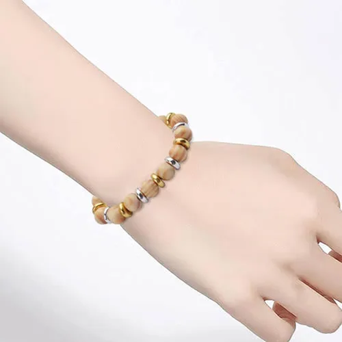 Vista 6 de 1000 cuentas espaciadoras redondas planas para manualidades, cuentas de disco de 5 colores para hacer joyas, pulseras, collares, aretes y 1000pcs; 5