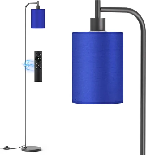 Vista 18 de SIBRILLE Lámpara de pie con pantalla de lino, lámpara de pie alta regulable con control remoto y 3 temperaturas de color, lámparas de pie modernas