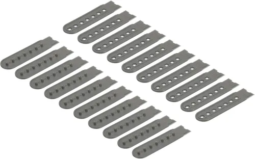 Vista 12 de uxcell Tapa de correa Snapback, agujeros de plástico ajustable sombrero broche hebilla reemplazo para reparación de tapas