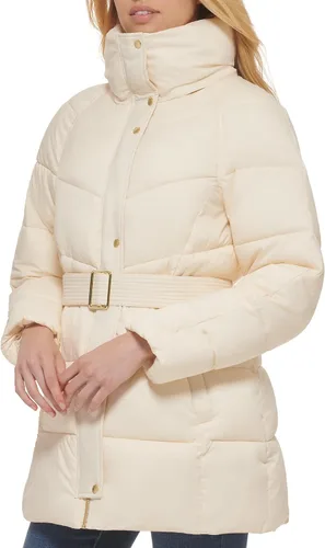 Vista 2 de Cole Haan Women's Belted Zip-up Jacket
