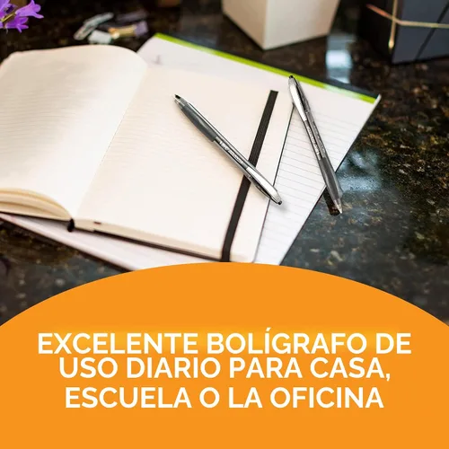 Vista 5 de BIC - Bolígrafo retráctil original Negro