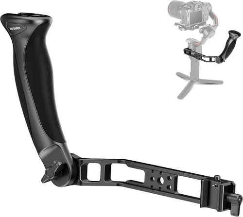 Vista 13 de NEEWER Mango de agarre de correa ajustable compatible con DJI Ronin RS4 RS3 Mini RS 3 Pro RS 2 RSC 2 estabilizador de cardán para disparos de ángulo