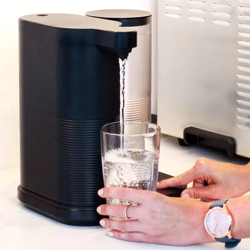 Vista 7 de Sistema de filtro de agua de encimera Aquasana para agua potable - Máquina de agua limpia - Elimina el 97% del cloro - Filtración compacta