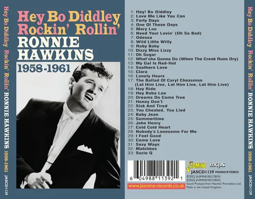 Vista 2 de Hey Bo Diddley! Rockin' Rollin' Ronnie Hawkins 1958-1961